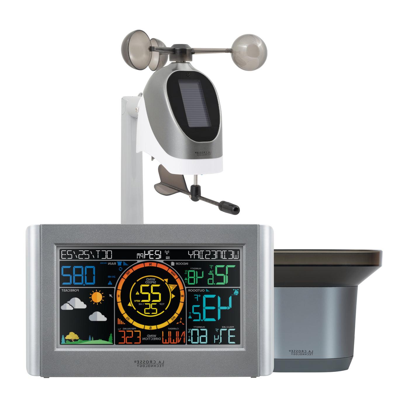 328-1414 Color Weather Station with Wind